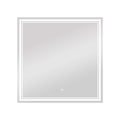 36 X 36 Led Mirror For Bathroom, Led Vanity Mirror, Adjustable 3 Color, Dimmable Vanity Mirror With Lights, Anti Fog, Touch Control Wall Mounted Bathroom Mirror,Vertical Natural Modern Glass