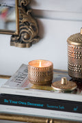 Natural Soy Wax Candles For Women, Jar Candles For Bedroom Bathroom Living Room Bronze Glass