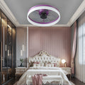 Ceiling Fans With Lights Dimmable Led Embedded Installation Of Thin Modern Ceiling Fans Purple Purple Modern Abs