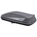 Hard Shell Roof Cargo Carrier With Security Keys, Roof Box, Cargo Box, 62 L X 31 W X 15 H Inches, 14 Cubic Feet Tool Free Install , Gray Gray Abs Pc