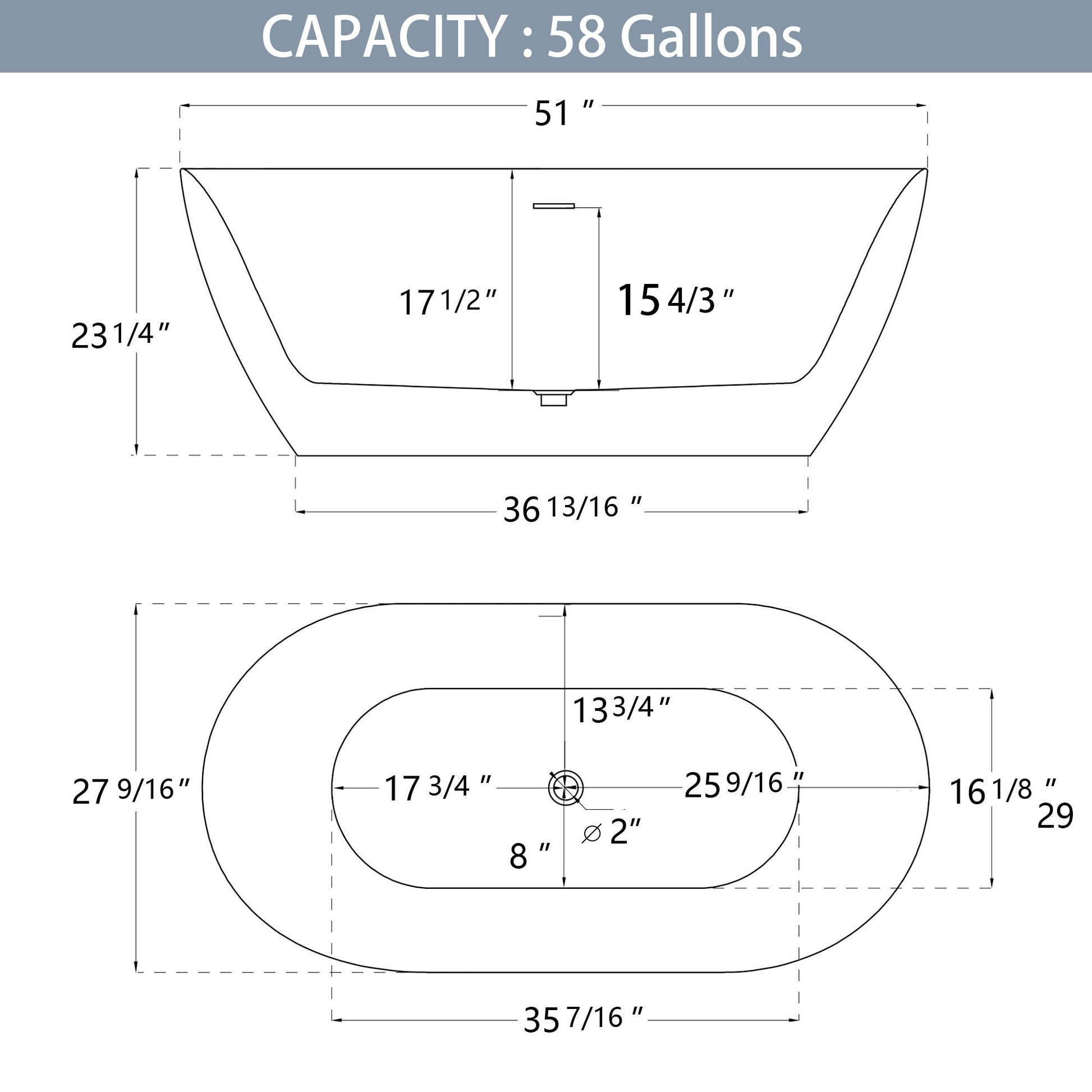 51" Acrylic Free Standing Tub Classic Oval Shape Soaking Tub Adjustable Freestanding Bathtub With Integrated Slotted Overflow And Chrome Pop Up Drain Anti Clogging Matte Black Matte Black Oval Bathroom Freestanding Tubs Polished Less Than 59 In Modern