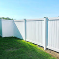 Privacy Fence Panels 6ft.H x 6ft.W WHITE Vinyl Full white-vinyl