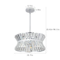 Modern Crystal Chandelier For Living Room Round Cristal Lamp Luxury Home Decor Light Fixture Transparent Modern Crystal
