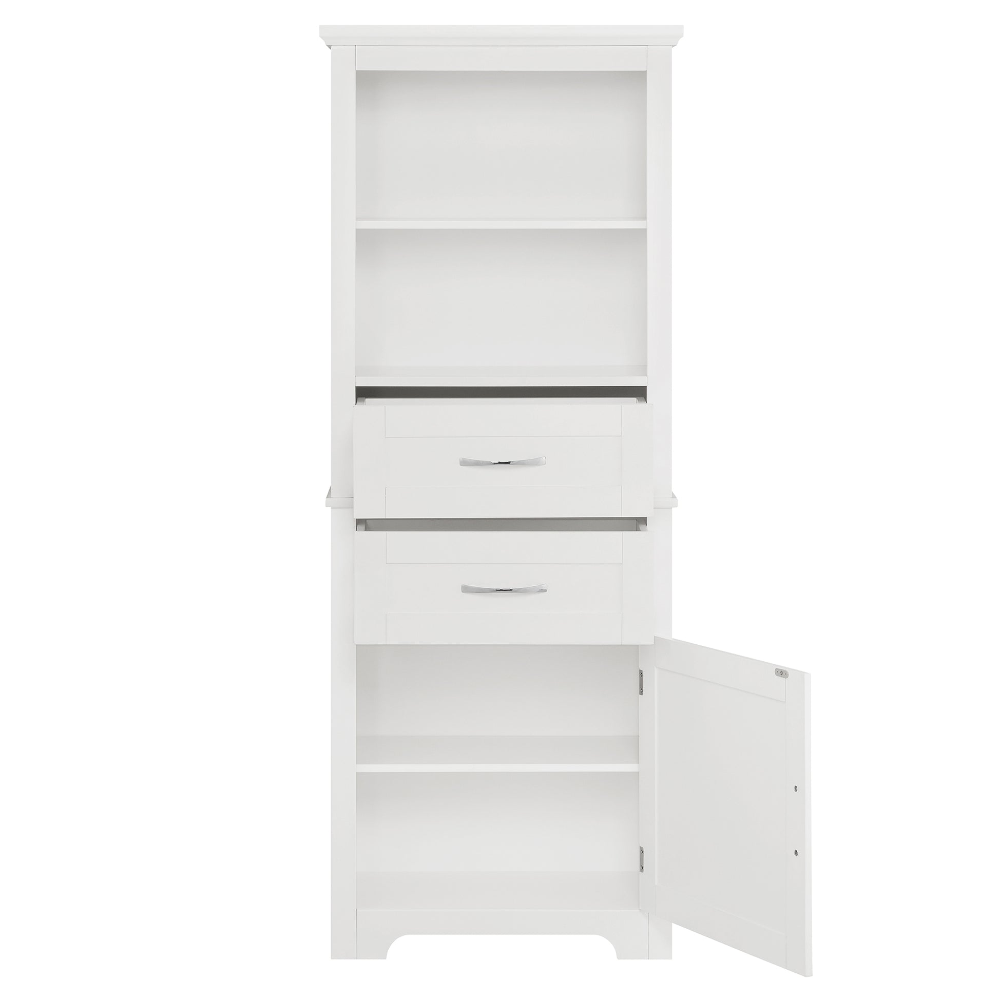 Bathroom cabinets, storage cabinets, cupboards white-mdf