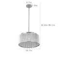 Modern Crystal Chandelier For Living Room Round Cristal Lamp Luxury Home Decor Light Fixture Transparent Modern Crystal