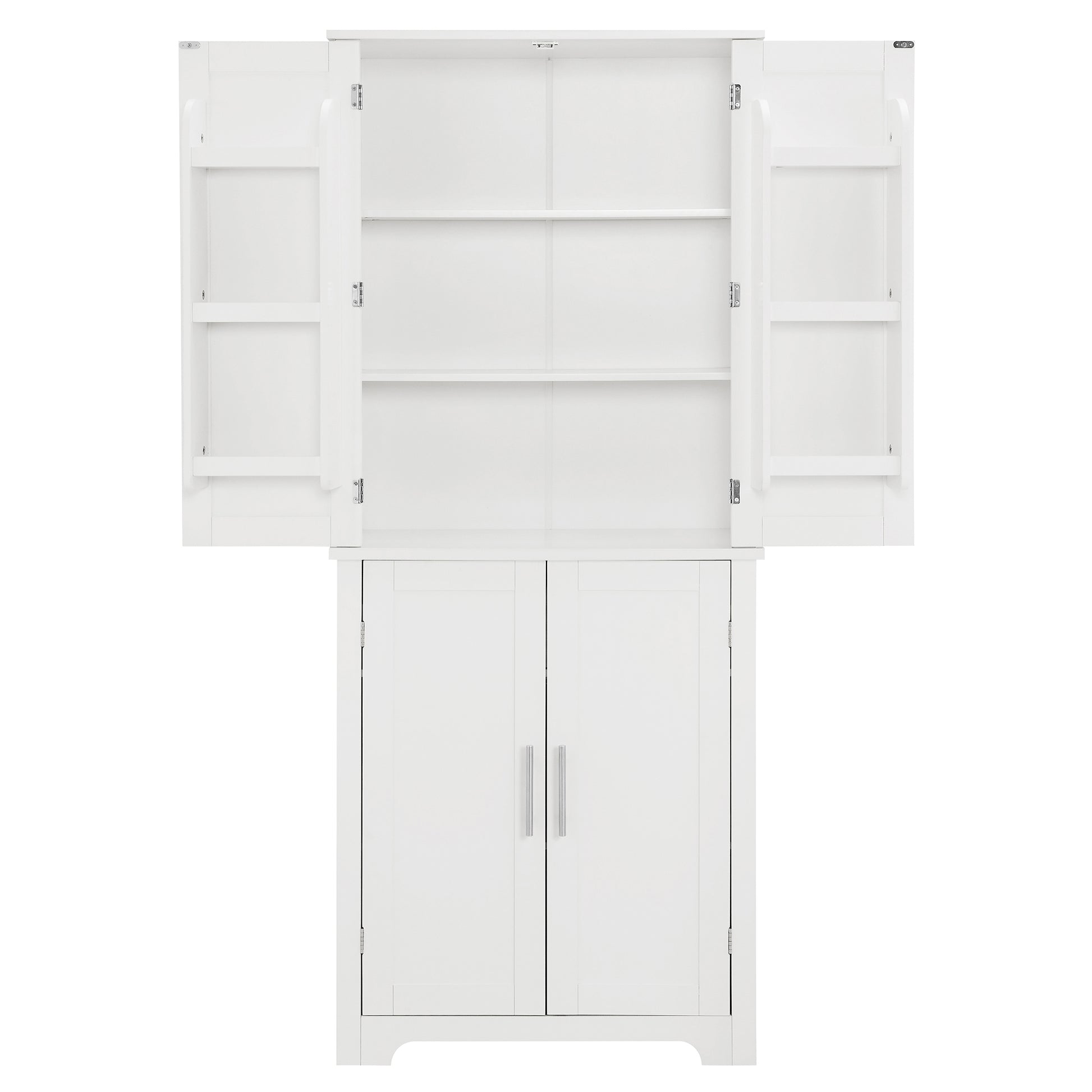 Bathroom cabinets, storage cabinets, cupboards white-mdf