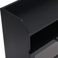 Sleek & Modern Design Tv Stand With Acrylic Board Door, Chic Elegant Media Console For Tvs Up To 65