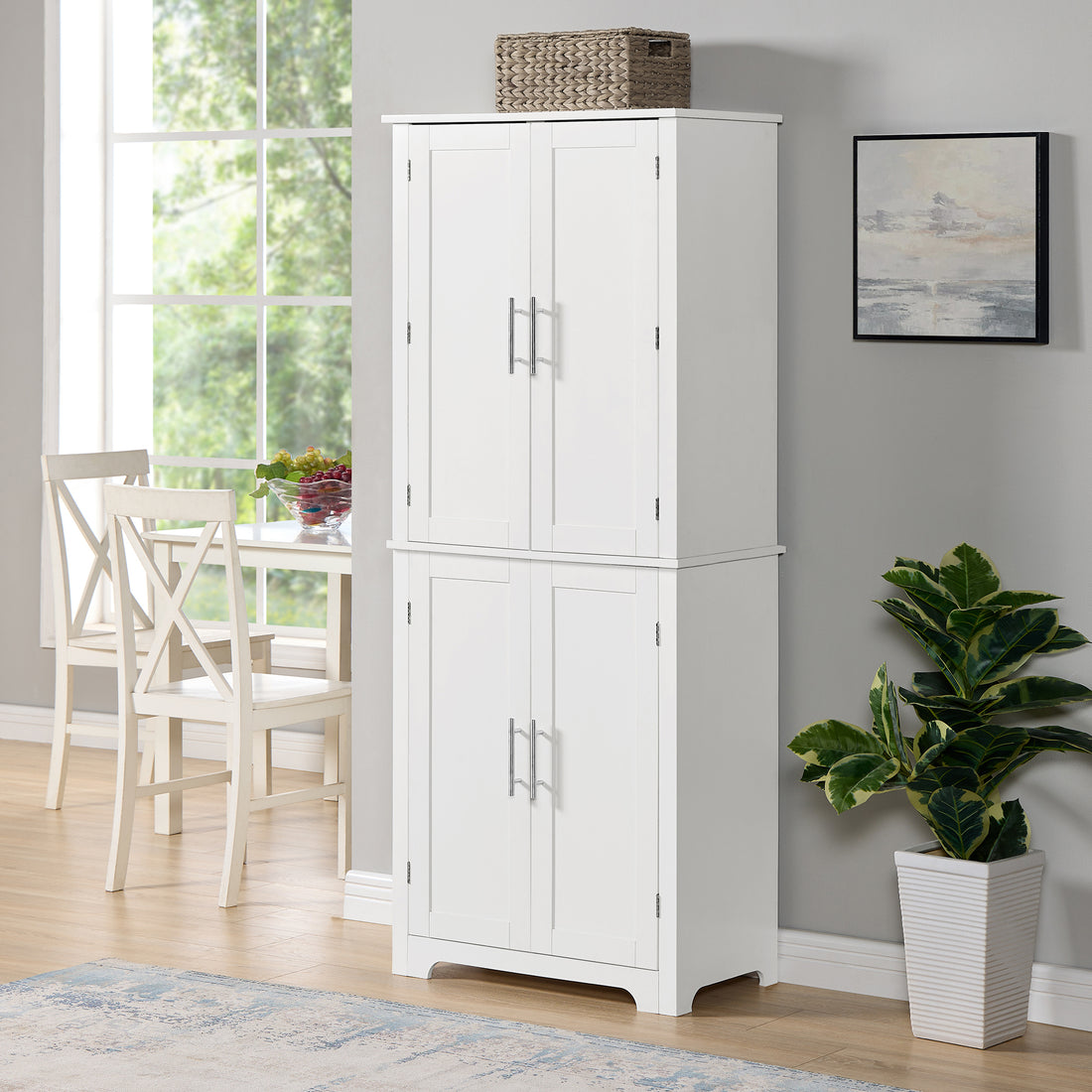 Bathroom Cabinets, Storage Cabinets, Cupboards, Storage Cabinets With Doors, Display Cabinets With Open Shelves, Freestanding Living Room Floor Cabinets, Home Office White Mdf