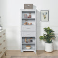 Bathroom cabinets, storage cabinets, cupboards gray-mdf