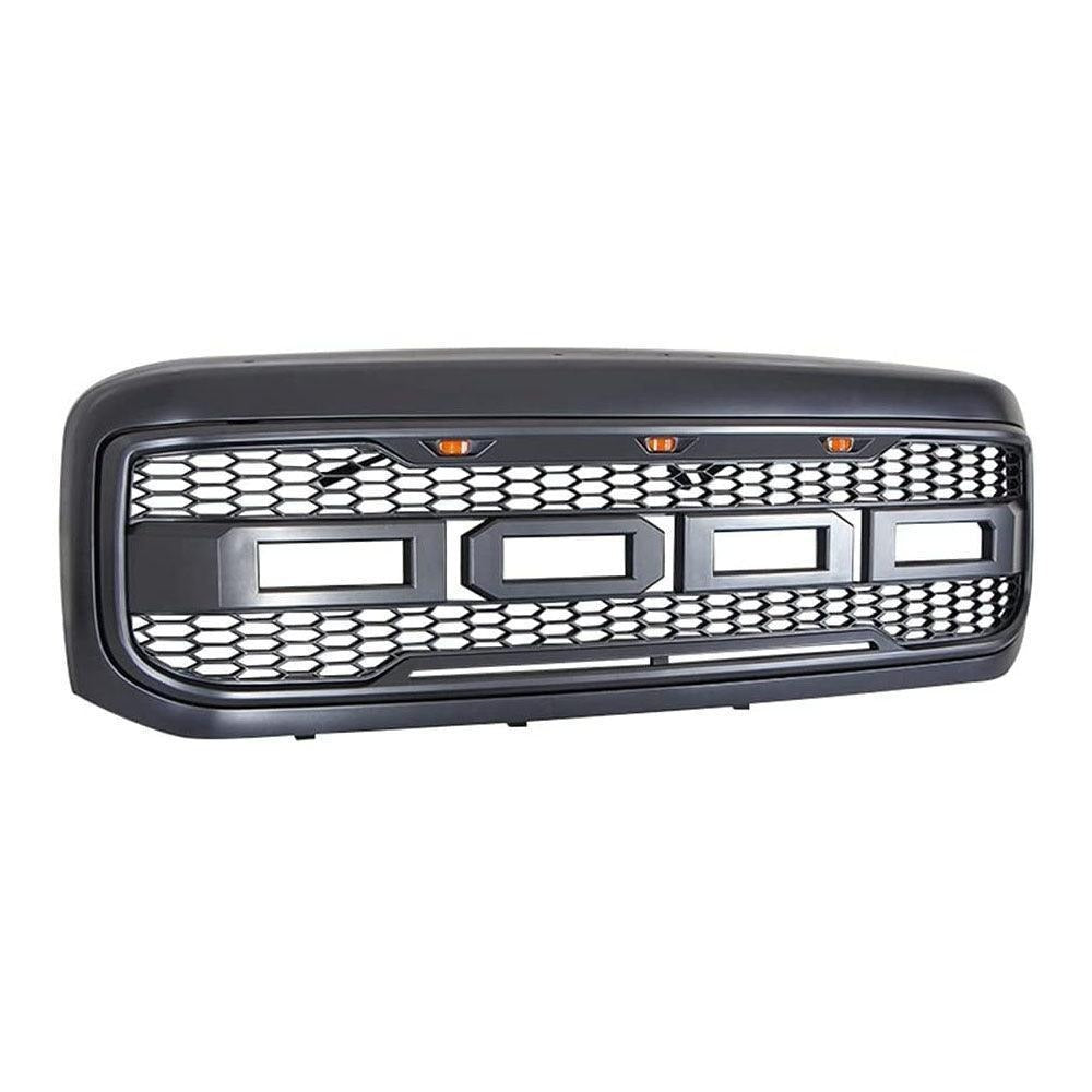 Grille For 2005 2006 2007 Ford f250 f350 Raptor Grill matt black-abs-abs