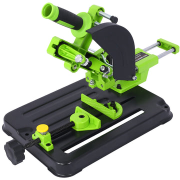 Angle Grinder Fixed Universal Bracket Table Saw Multifunctional Desktop Pull Rodangle Grinding Machine Stand For 100Mm,115Mm, 125 Mmangle Grinder Metalworking Green Metal