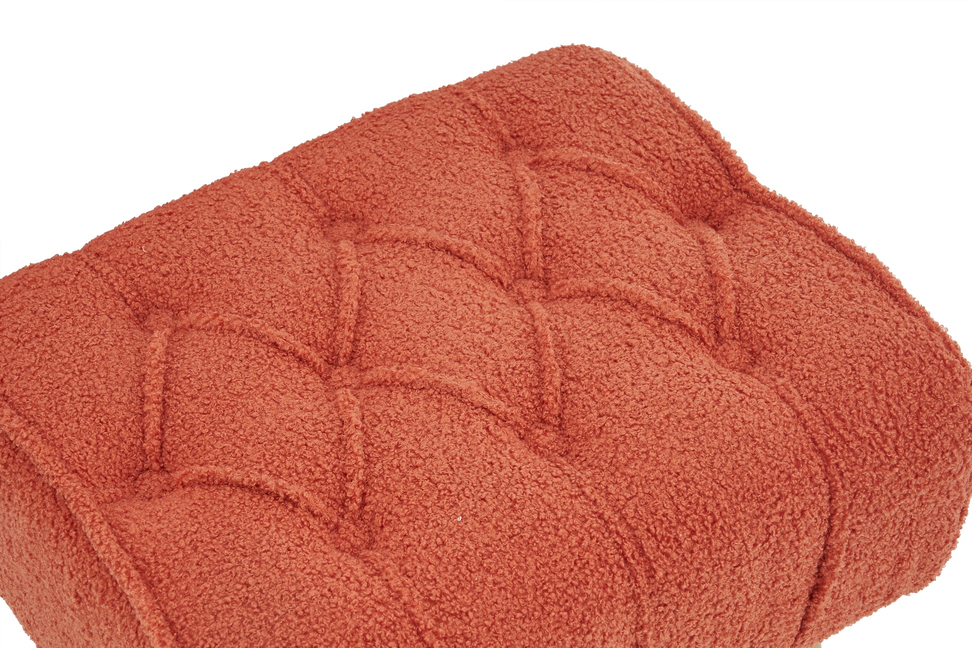 Modern Accent Chair With Ottoman, Comfy Armchair For Living Room, Bedroom, Apartment, Office Brick Red Brick Red Primary Living Space Classic Polyester