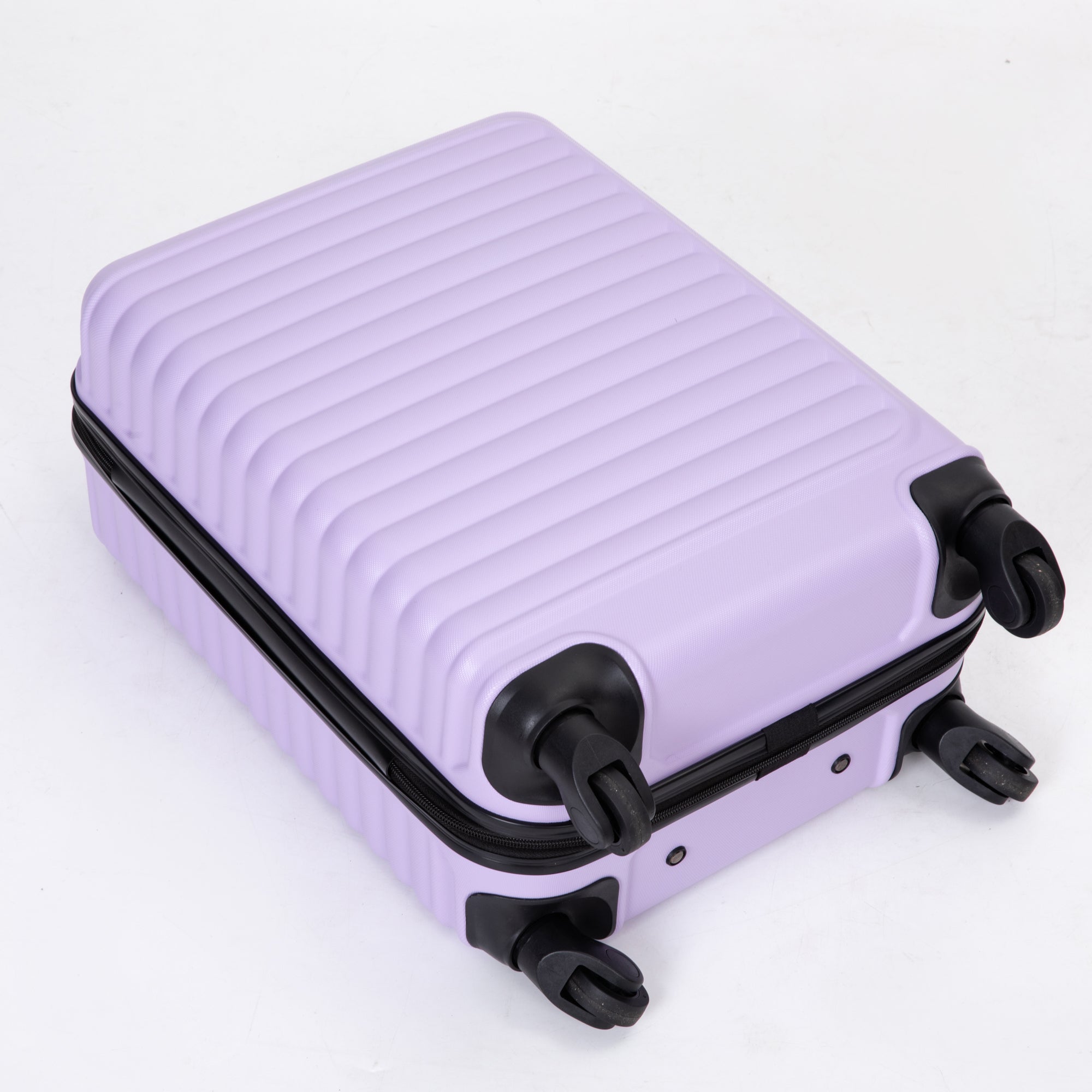 20" Carry on Luggage Lightweight Suitcase, Spinner lavender purple-abs