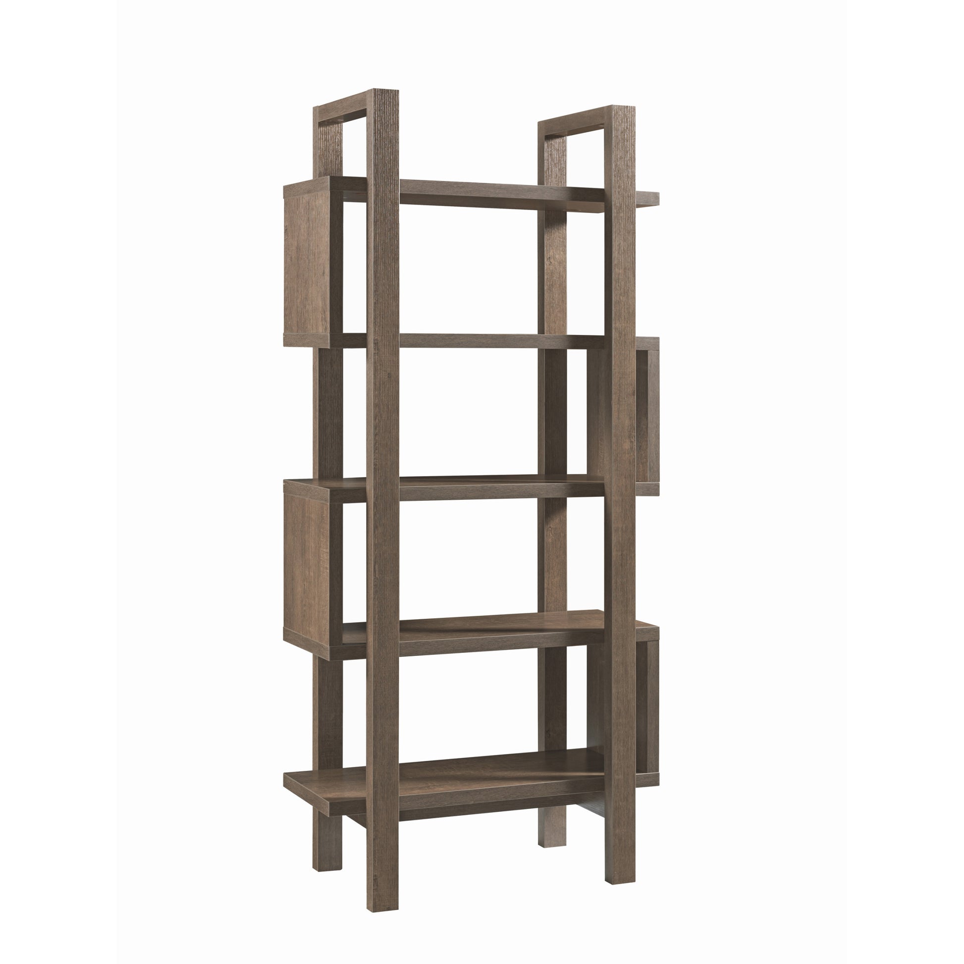 ID USA 182341 Bookcase Walnut Oak walnut-particle board