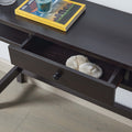 Home Hallway Console Table, Accent Table With Drawer Red Cocoa Espresso Particle Board