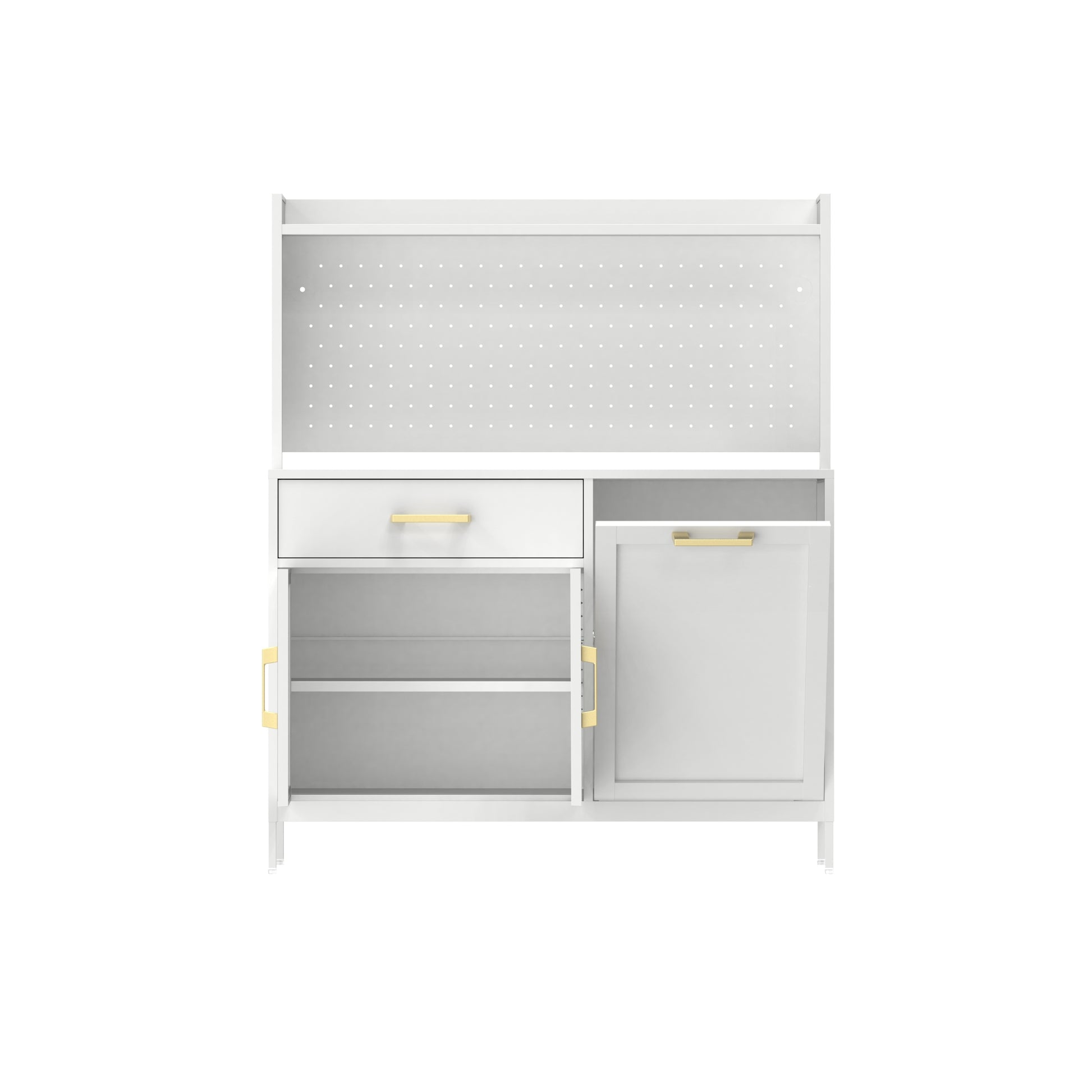 Metal Kitchen Storage Cabinet ,Microwave Stand