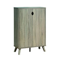 ID USA 151139 Shoe Cabinet Dark Taupe taupe-particle board