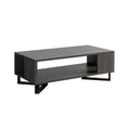 Id Usa 223052Ct Coffee Table Distressed Grey & Black Grey Particle Board