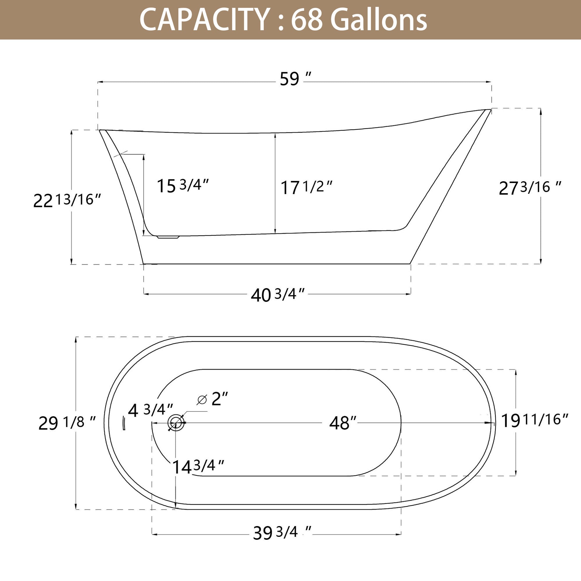 59" Acrylic Free Standing Tub Classic Oval Shape Soaking Tub, Adjustable Freestanding Bathtub With Integrated Slotted Overflow And Chrome Pop Up Drain Anti Clogging Gloss White Gloss White Oval Bathroom Freestanding Tubs Polished 59 61 In Modern Soaking