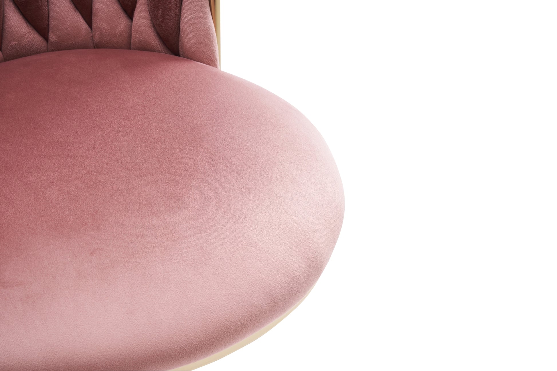 Office Desk Chair, Upholstered Home Office Desk Chairs With Adjustable Swivel Wheels, Ergonomic Office Chair For Living Room, Bedroom, Office, Vanity Study Pink Pink Office Modern Foam Velvet