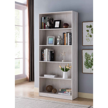 ID USA 202668 Bookcase White Oak white oak-particle board