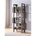 ID USA 182341 Bookcase Walnut Oak walnut-particle board