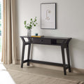 Home Hallway Console Table, Accent Table With Drawer Red Cocoa Espresso Particle Board