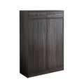 ID USA 161569 Shoe Cabinet Distressed Grey grey-particle board