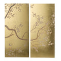 Set Of 2 Cherry Blossom Wall Art Panels, Wall Decor For Living Room Dining Room Office Bedroom, 21.5