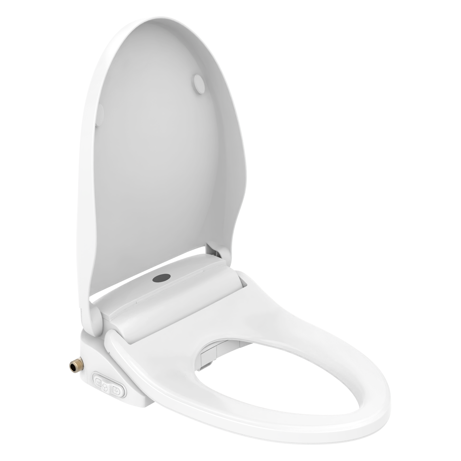 Elongated Smart Toilet Seat With Warm Air Dryer