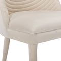 Coolmore Accent Chair ,Leisure Single Chair With Solid Wood Foot,2Pc Set Beige Velvet