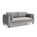 78.74Inch 2 Seat Upholstered Loveseat Sofa Modern Couch, Luxury Classic For Living Room Bedroom Apartment Office Grey Fabric