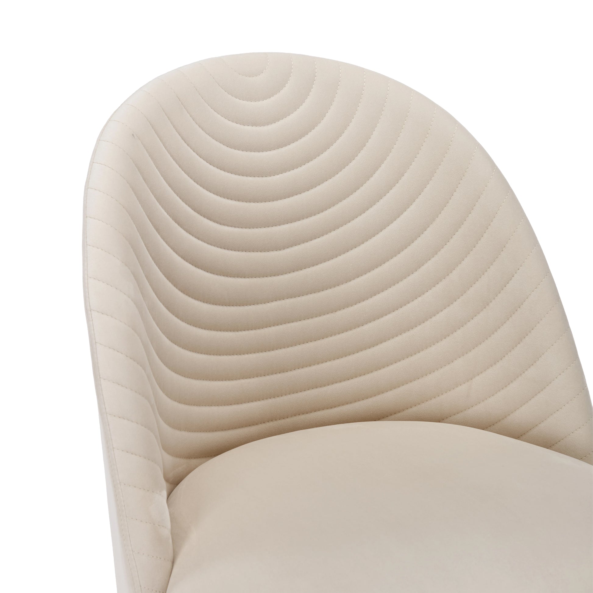 Coolmore Accent Chair ,Leisure Single Chair With Solid Wood Foot,2Pc Set Beige Velvet