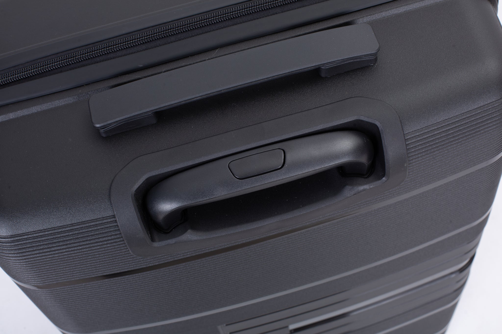 Hardshell Suitcase Double Spinner Wheels PP Luggage black-polypropylene