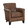 Classic Traditional Accent Chair 1pc Solid Wood frame brown-primary living