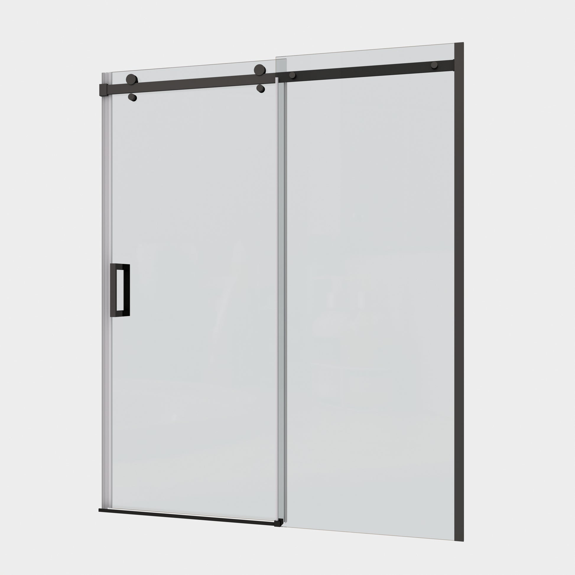 Glass Shower Door, Sliding Door, With 5 16"