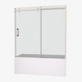 Bathtub Shower Door, Sliding Door, With 5 16