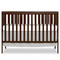 5 In 1 Convertible Crib, Converts From Baby Crib To Toddler Bed, Fits Standard Full Size Crib Mattress ,Easy To Assemble 53*29*9 Inches Espresso Espresso Classic Pine Wood