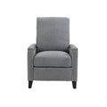 Coolmore Modern Comfortable Upholstered Leisure Chair Recliner Chair For Living Room Gray Velvet