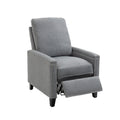 Coolmore Modern Comfortable Upholstered Leisure Chair Recliner Chair For Living Room Gray Velvet