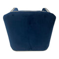 Navy And Silver Sofa Chair Navy Stainless Steel Velvet