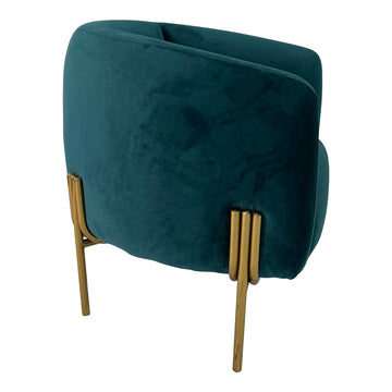 Navy Teal And Gold Sofa Chair Green Dark Green Stainless Steel Velvet