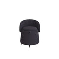 Multi Functional Stool Can Be Moved For Storage,Teddy Fleece Bedroom And Living Room Gray Polyester Blend