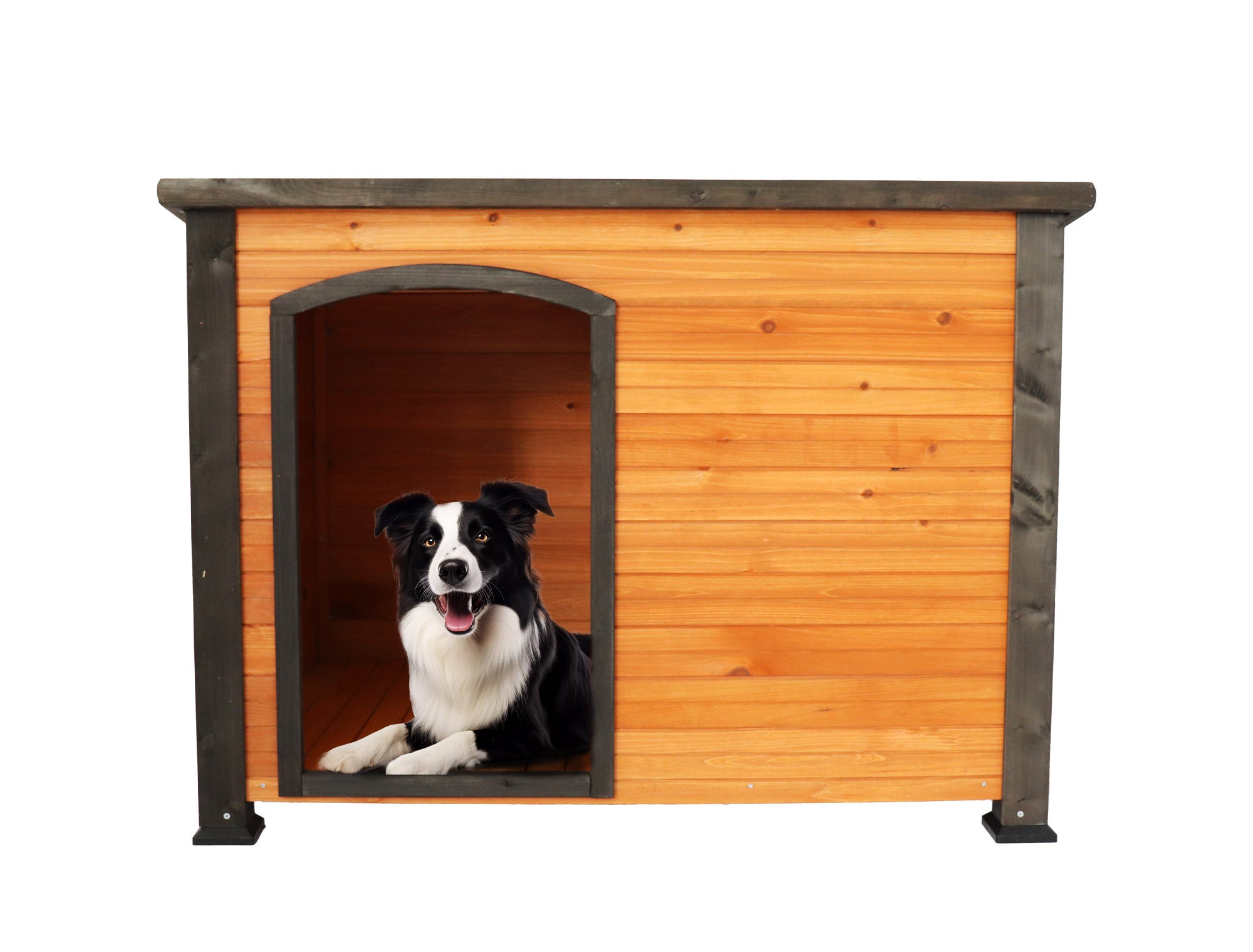 45" winter warm outdoor indoor dog house, made of