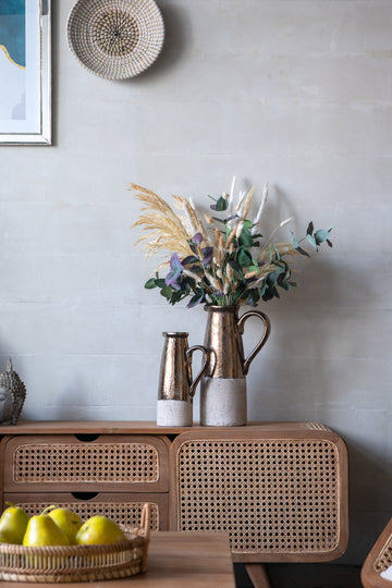 8.9" X 5.7" X 14.4" Candia Terracotta Pitcher, Sienna Brown Brown Ceramic