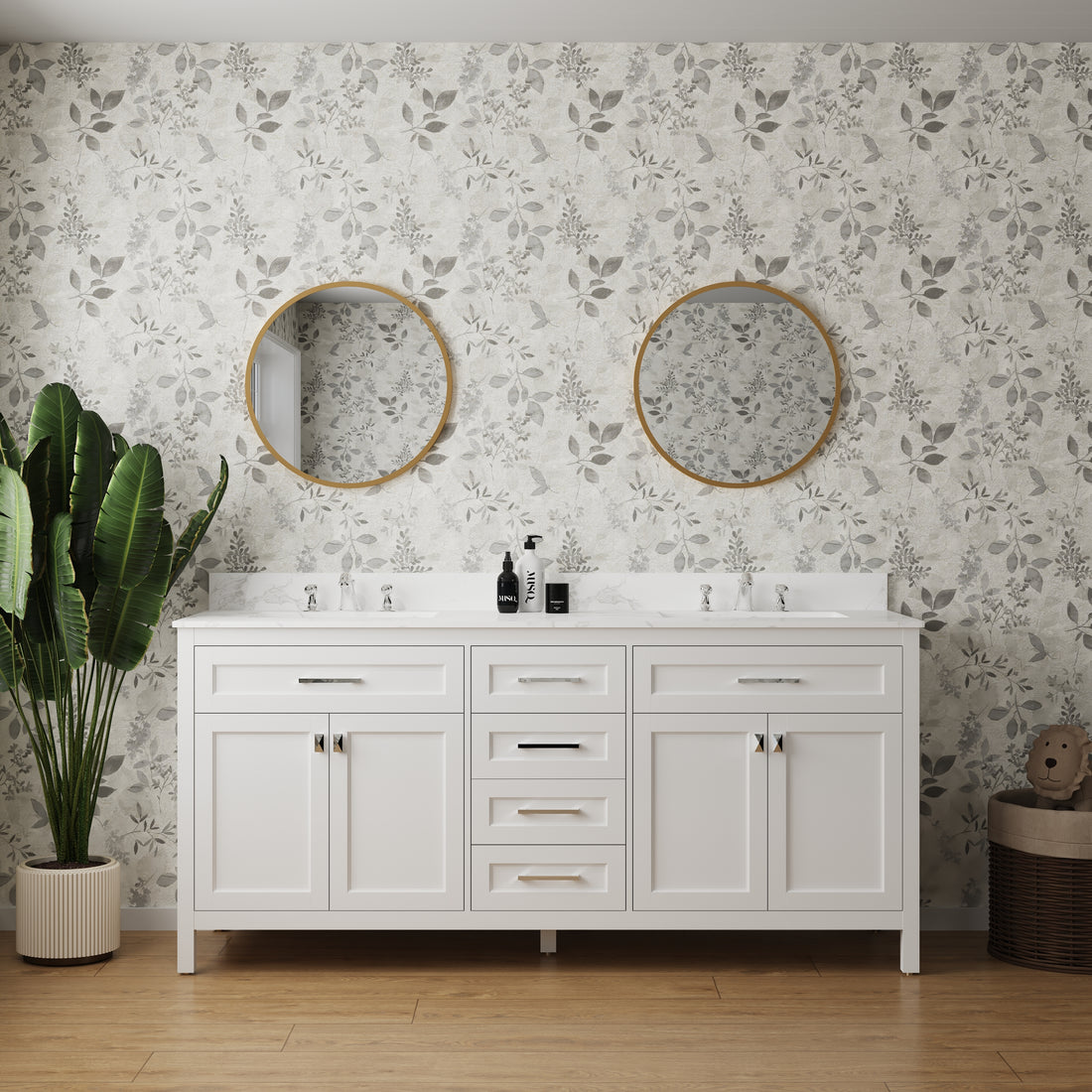 Vanity Sink Combo Featuring A Marble Countertop, Bathroom Sink Cabinet, And Home Decor Bathroom Vanities Fully Assembled White 72 Inch Vanity With Sink 23V03 72Wh White Wood Solid Wood