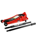 3t Low Profile Jack, Red and Black, Ultra Low Floor black+red-steel