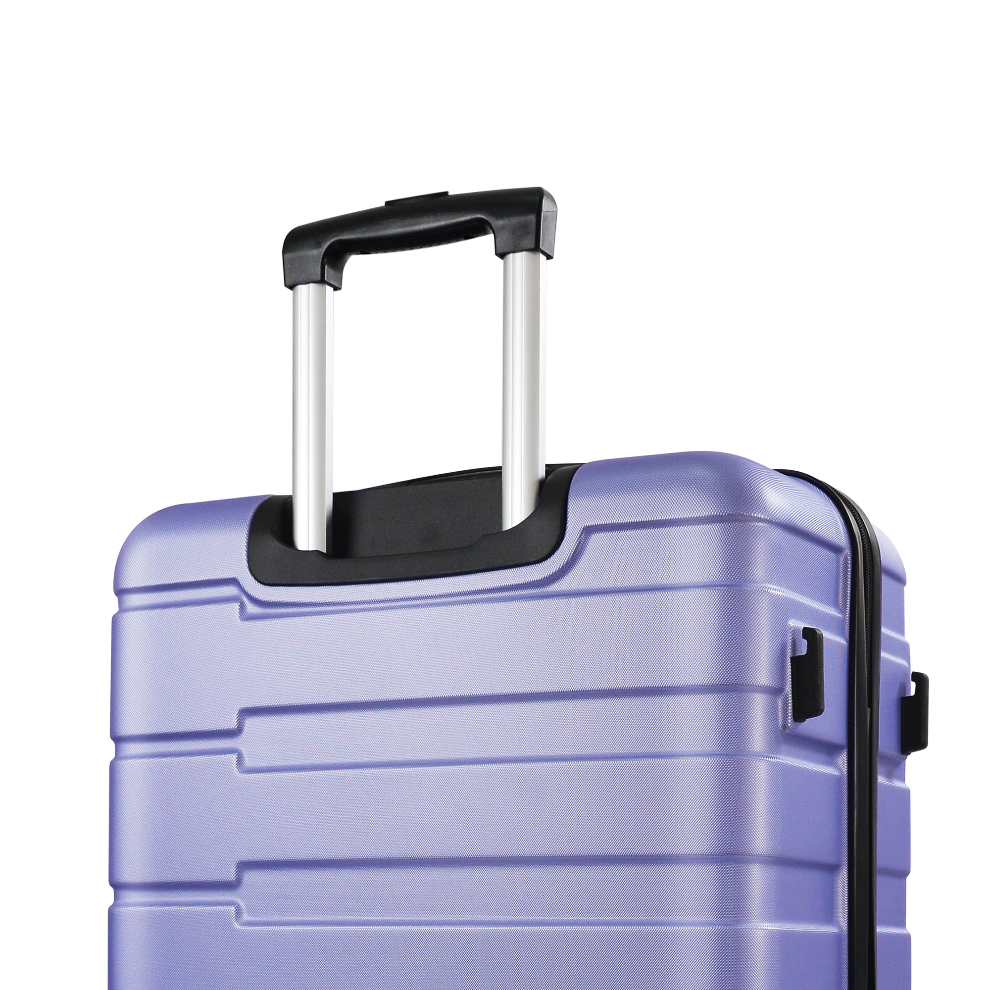 Luggage Sets 2 Piece, 20 inch 24 inch Carry on Luggage lavender purple-abs