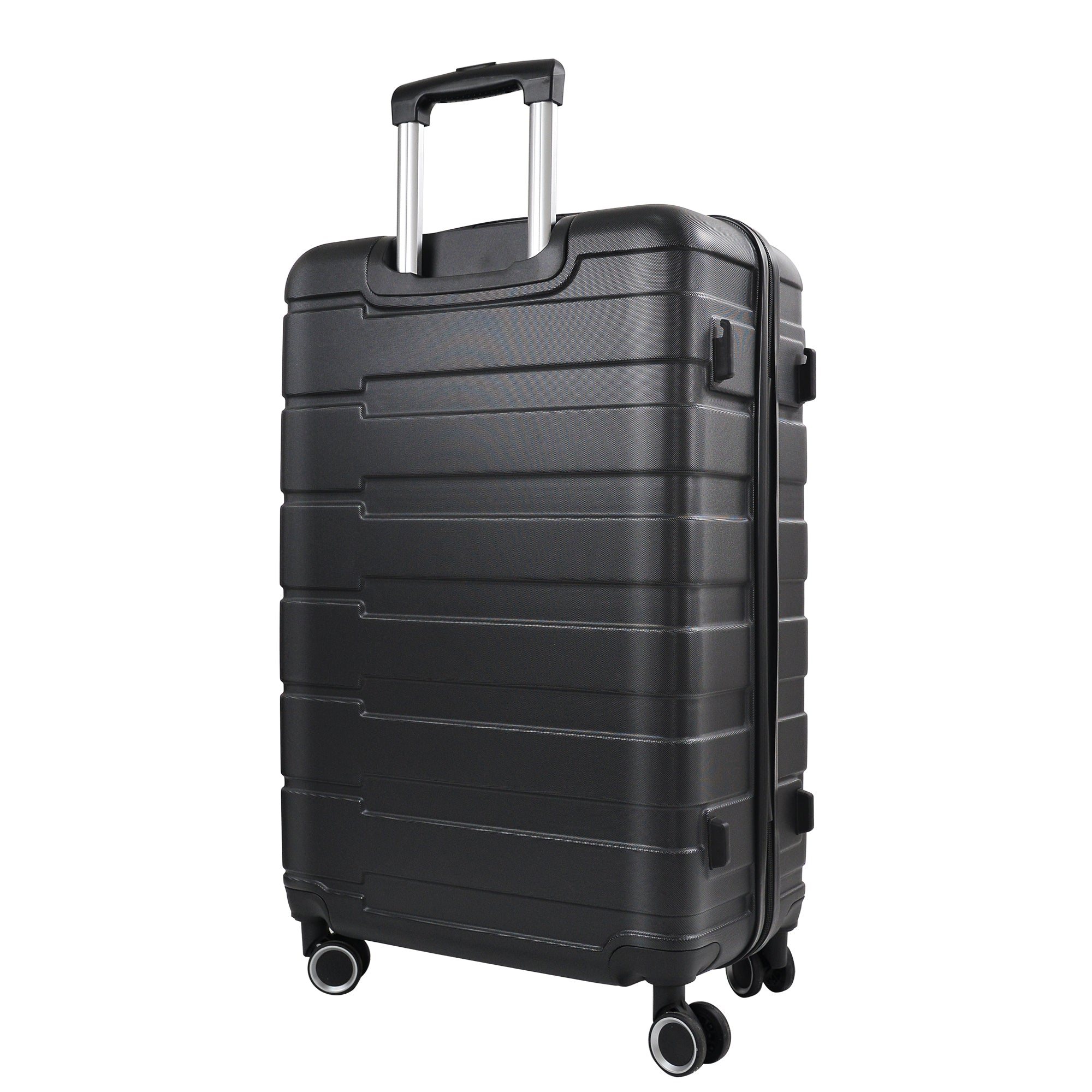 Luggage Sets 2 Piece, 20 inch 24 inch Carry on Luggage black-abs