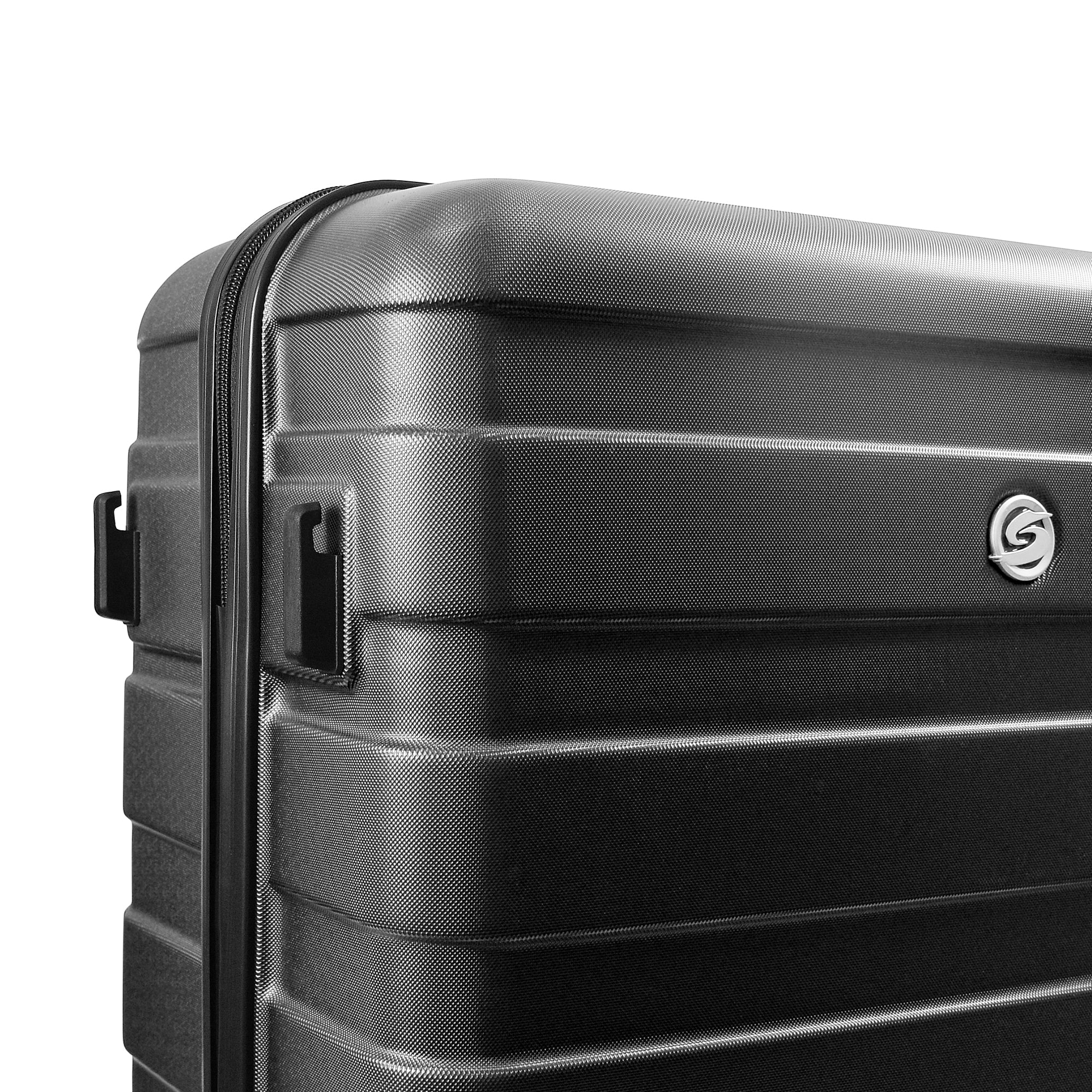Luggage Sets 2 Piece, 20 inch 24 inch Carry on Luggage black-abs